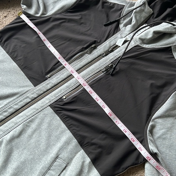 Lululemon Dispatch Zip Up Hoodie Heathered Slate/Deep Coal Grey - Picture 8 of 8